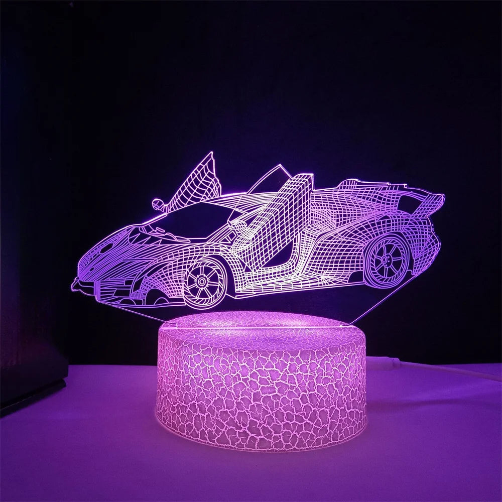 Race Car LED - 3D Illusions-Licht