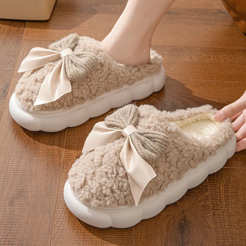 FluffyBow Slippers