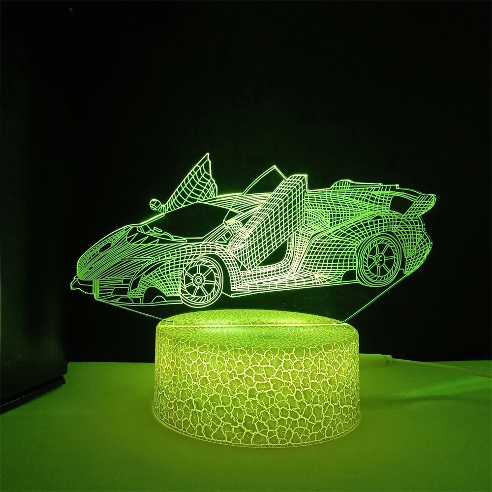 Race Car LED - 3D Illusions-Licht