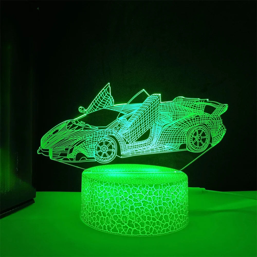 Race Car LED - 3D Illusions-Licht