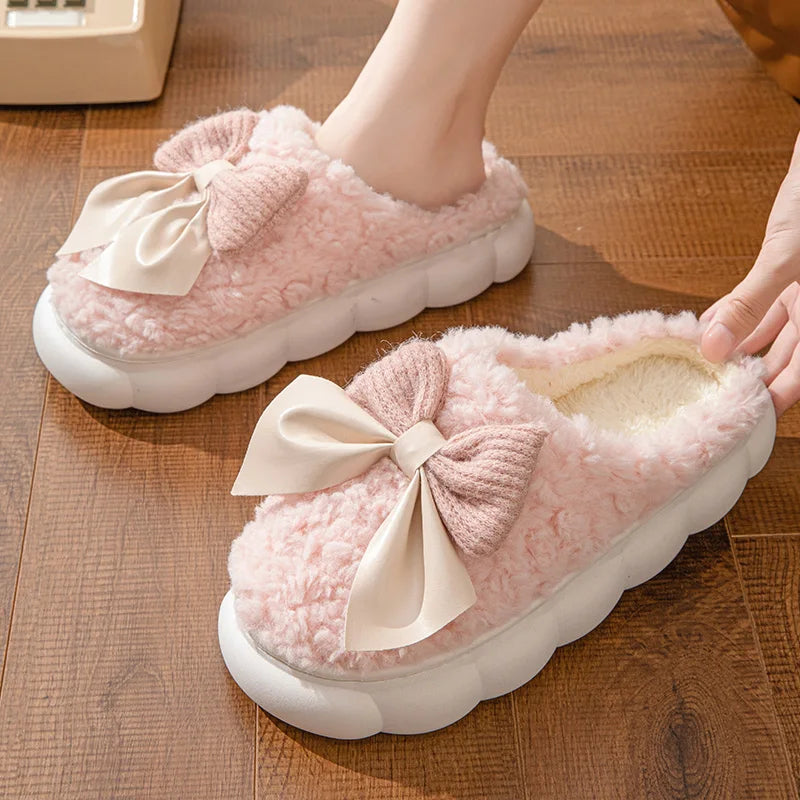 FluffyBow Slippers