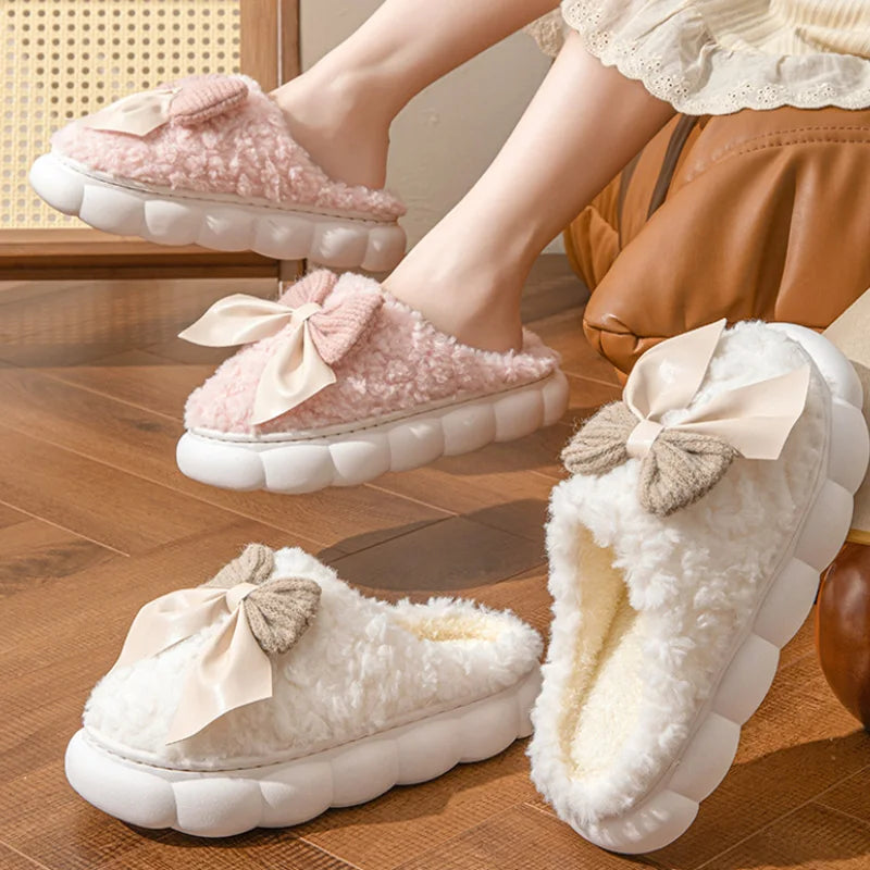 FluffyBow Slippers