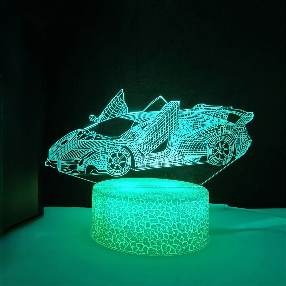 Race Car LED - 3D Illusions-Licht