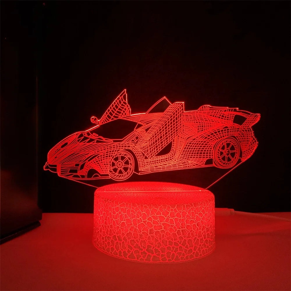 Race Car LED - 3D Illusions-Licht