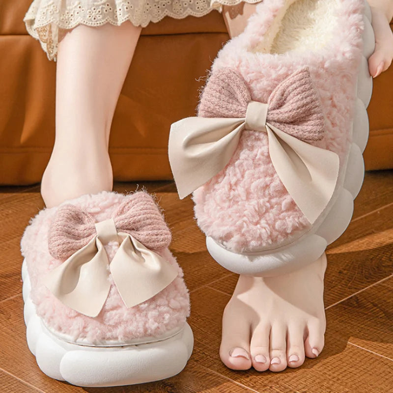 FluffyBow Slippers