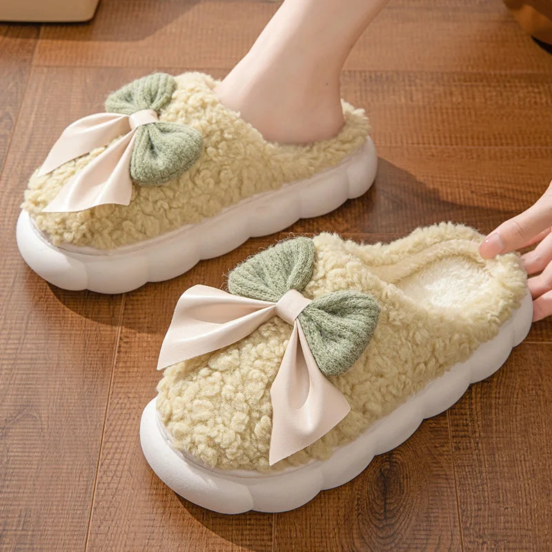 FluffyBow Slippers